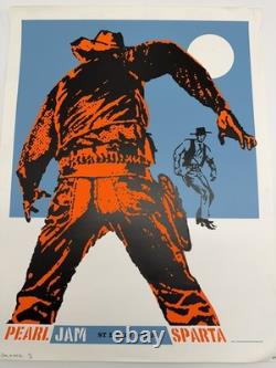 03 Ames Bros Pearl Jam St Louis Signed & Numbered Concert Poster #50/50 Silk Scr
