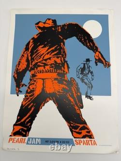 03 Ames Bros Pearl Jam St Louis Signed & Numbered Concert Poster #50/50 Silk Scr