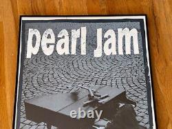 1993 Original Pearl Jam Eddie Vedder West Coast Concert Tour Poster Vtg Art Ames