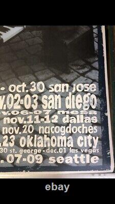 1993 Pearl Jam Fall Tour Poster Ames Brothers San Fran Vegas Seattle Mint