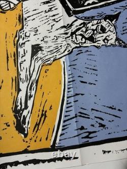 1998 PEARL JAM Tour Poster Pilate Missoula To Seattle Summer Yield Tour (CREASE)