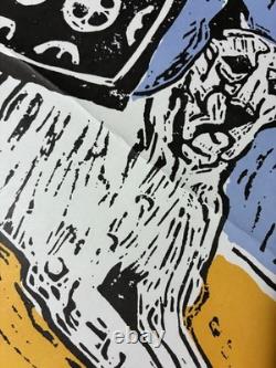 1998 PEARL JAM Tour Poster Pilate Missoula To Seattle Summer Yield Tour (CREASE)