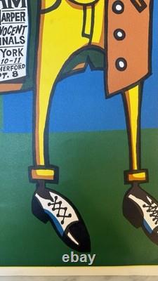 1998 Pearl Jam Concert Poster East Rutherford New York First Edition AMES Bros
