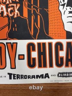 1998 Pearl Jam & Frank Black Show Poster Chicago & Alpine Valley