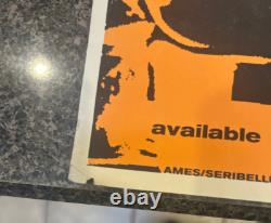 1998 Pearl Jam Live on Two Legs promo poster Ames Good/Fair Condition