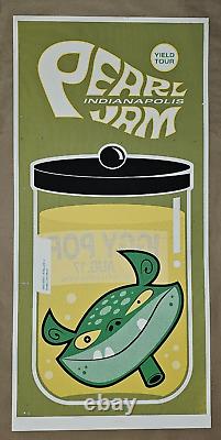 1998 Pearl Jam Noblesville IN Ames Bros Concert Poster Screen Print Deer Creek