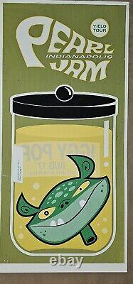 1998 Pearl Jam Noblesville IN Ames Bros Concert Poster Screen Print Deer Creek