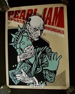 2003 PEARL JAM Ames Bros concert poster UNIONDALE New York LIBERTY SE Nice