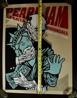 2003 PEARL JAM Ames Bros concert poster UNIONDALE New York LIBERTY SE Nice