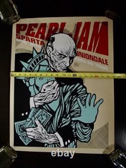 2003 PEARL JAM Ames Bros concert poster UNIONDALE New York LIBERTY SE Nice