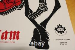 2005 Pearl Jam Poster London Ontario Canada RARE! AmesBros
