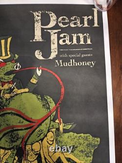 2005 Pearl Jam Tour Poster Chile, Buenos Aires, Rio de Janeiro, South America
