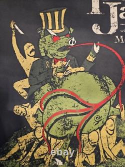 2005 Pearl Jam Tour Poster Chile, Buenos Aires, Rio de Janeiro, South America