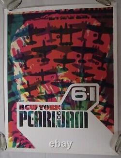 2006 Ames Bros PEARL JAM NEW YORK city Concert Poster My Morning Jacket Signed/#