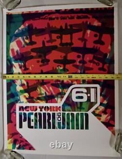 2006 Ames Bros PEARL JAM NEW YORK city Concert Poster My Morning Jacket Signed/#