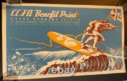 2006 CCFA Benefit Print Pearl Jam Ten Club Poster Signed Artist Numbered 43/50