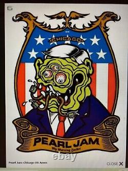 2006 Pearl Jam Chicago IL United Center Official Concert Poster Ames Bros Print