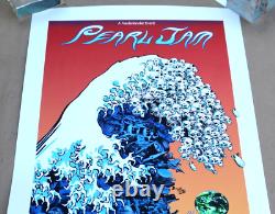 2006 Pearl Jam Santa Barbra Concert Poster House Copy H/c Silkscreen Emek Signed