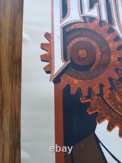 2007 PEARL JAM TOUR POSTER. BRAD KLAUSEN edition