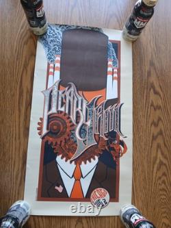 2007 PEARL JAM TOUR POSTER. BRAD KLAUSEN edition