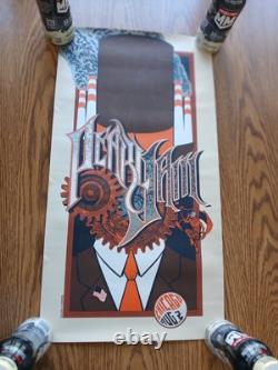 2007 PEARL JAM TOUR POSTER. BRAD KLAUSEN edition