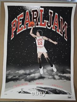 2009 Pearl Jam Chicago IL United Center Official Concert Poster Ames Bros Print