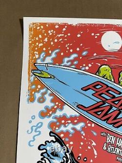 2009 Pearl Jam Sydney Australia Limited Screen Print Concert Poster Ben Brown