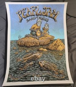 2010 Pearl Jam Emek Silk Screen Poster