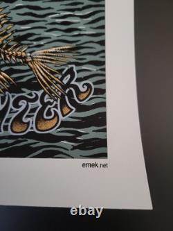 2010 Pearl Jam Emek Silk Screen Poster