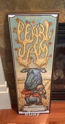 2011 Pearl Jam Toronto Canada concert poster by MUNK ONE Mudhoney & Neil Young