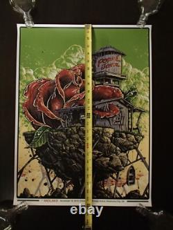 2013 PEARL JAM okc OKLAHOM CITY concert poster SE no ames bros or Munk ONE 11/16