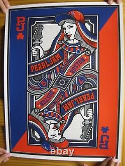 2013 Pearl Jam Fenway Park Poster Aug 5