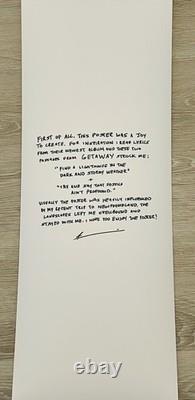 2014 Pearl Jam Lincoln NE Justin Erickson A/P 27/100 Signed Poster