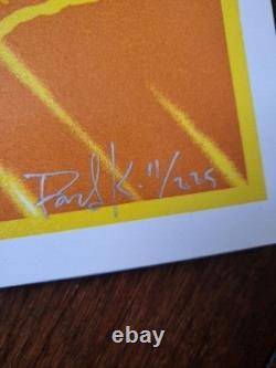 2015 Pearl Jam Bogota Columbia Poster Signed/Numbered Klausen