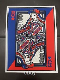 2016 Pearl Jam Fenway Park Boston, MA Poster Mark 5 Red Sox 8/5 & 8/7/2016