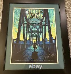 2017 Eddie Vedder Bourbon And Beyond Poster Signed By Eddie Vedder