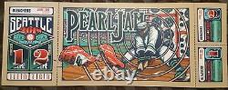 2018 Official Pearl Jam Seattle Home Shows poster by Brad Klausen NEW, MINT