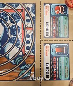 2018 Official Pearl Jam Tour Poster Seattle 8/8/18 & 8/10/18 Brad Klausen Green