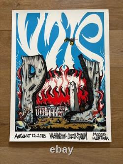 2018 Pearl Jam Missoula Poster