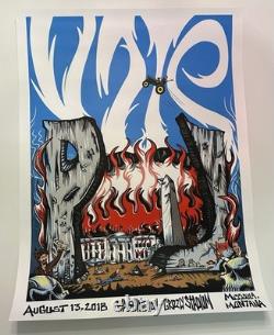 2018 Pearl Jam Missoula Show Poster Limited Print Run