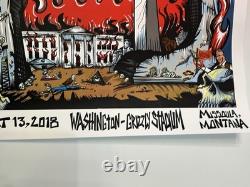 2018 Pearl Jam Missoula Show Poster Limited Print Run