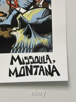 2018 Pearl Jam Missoula Show Poster Limited Print Run