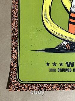 2018 Pearl Jam Wrigley Field Chicago Screen Print Concert Poster Fairclough MINT