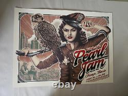 2018 Pearl Jam Wrigley Field Chicago Screen Print Concert Poster Paul Jackson