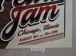 2018 Pearl Jam Wrigley Field Chicago Screen Print Concert Poster Paul Jackson