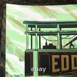 2019 Dublin Ireland Eddie Vedder gig poster Pearl Jam Travis Price silkscreen