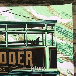 2019 Dublin Ireland Eddie Vedder gig poster Pearl Jam Travis Price silkscreen