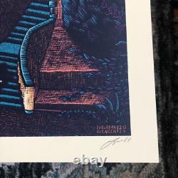 2019 Lisbon portugal Eddie Vedder gig poster Pearl Jam Luke Martin silkscreen