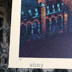 2019 Lisbon portugal Eddie Vedder gig poster Pearl Jam Luke Martin silkscreen