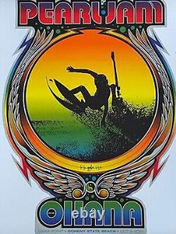 2021 PEARL JAM Poster Sold Out Ohana Fest 10/02/21 Ames Bros. Show Edition
